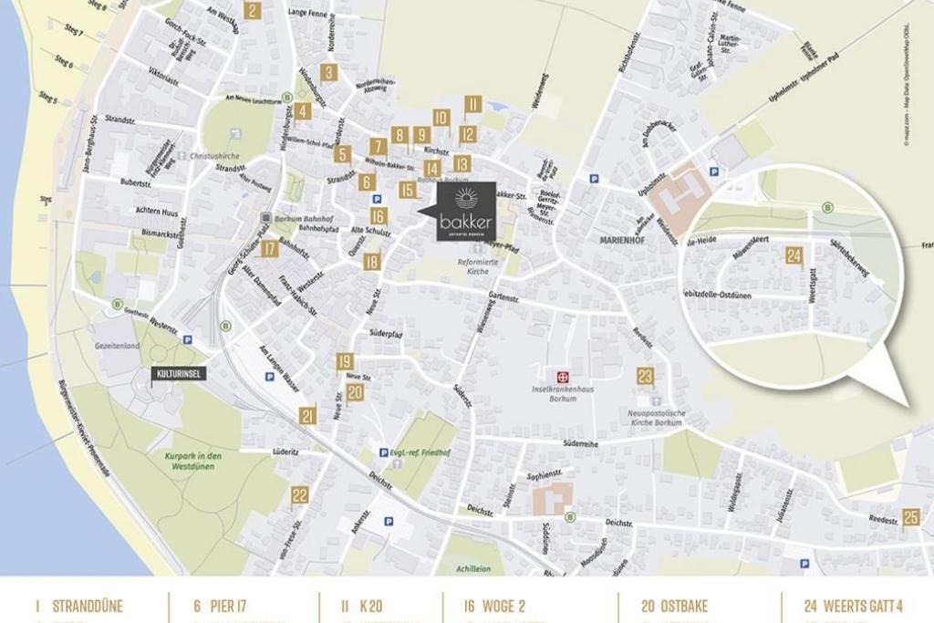 Ferienwohnung Villa Central - Luettje Nuest Borkum Zewnętrze zdjęcie